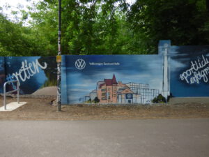 Wandgestaltung DLRG am VW Werk