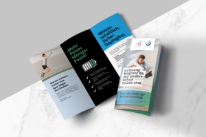 trifold flyer for sport supplement